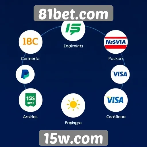 Métodos de pagamento aceitos no 81bet.com